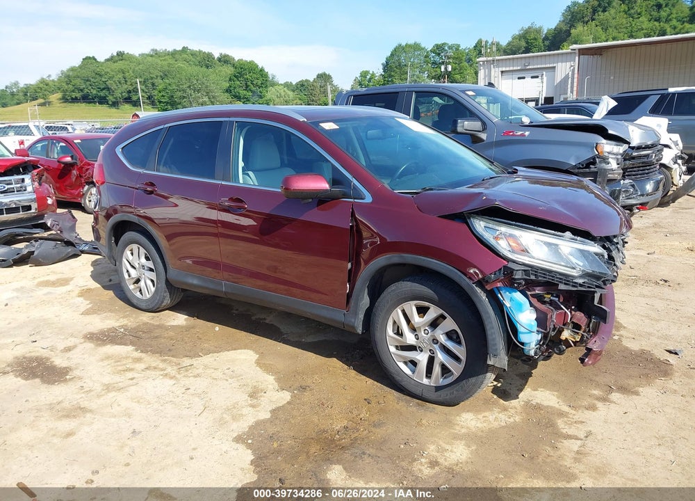 2015 HONDA CR-V EX-L VIN: 2HKRM4H78FH655488