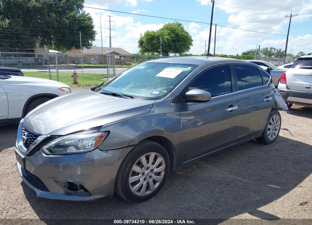 2017 NISSAN SENTRA SV VIN: 3N1AB7AP6HY249944
