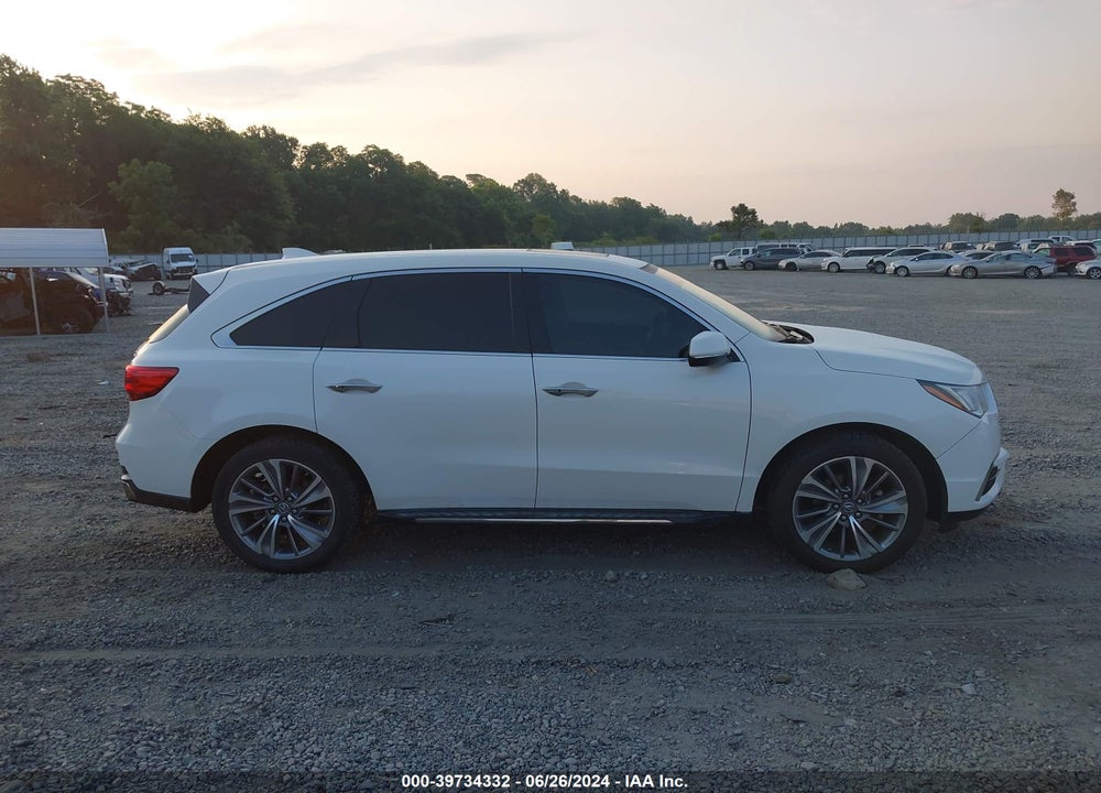 2017 ACURA MDX TECHNOLOGY PACKAGE VIN: 5FRYD4H54HB037224