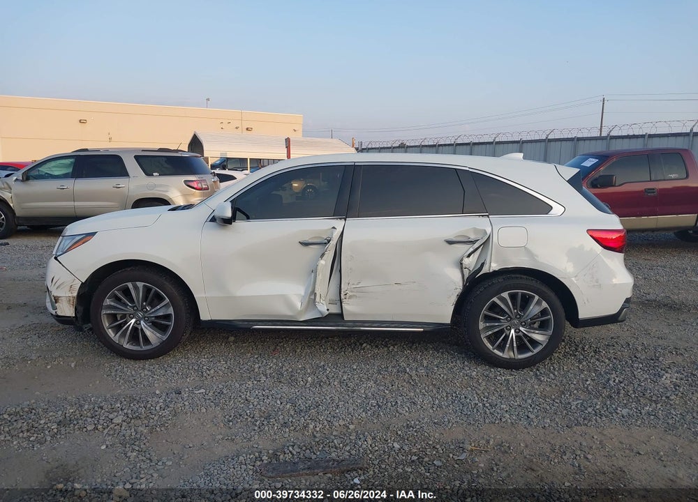 2017 ACURA MDX TECHNOLOGY PACKAGE VIN: 5FRYD4H54HB037224