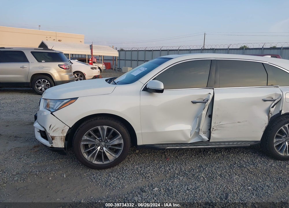 2017 ACURA MDX TECHNOLOGY PACKAGE VIN: 5FRYD4H54HB037224