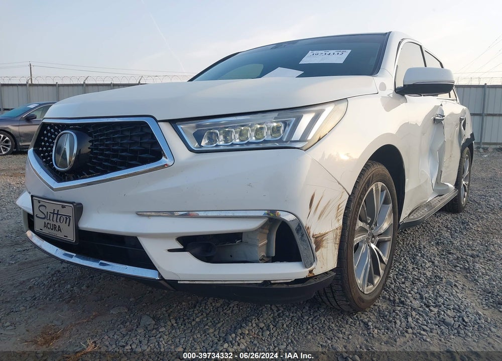 2017 ACURA MDX TECHNOLOGY PACKAGE VIN: 5FRYD4H54HB037224