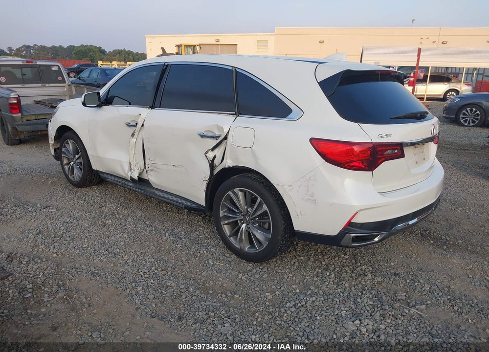 2017 ACURA MDX TECHNOLOGY PACKAGE VIN: 5FRYD4H54HB037224