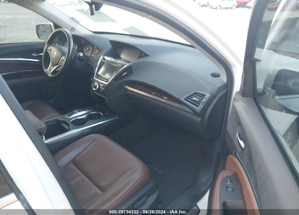 2017 ACURA MDX TECHNOLOGY PACKAGE VIN: 5FRYD4H54HB037224