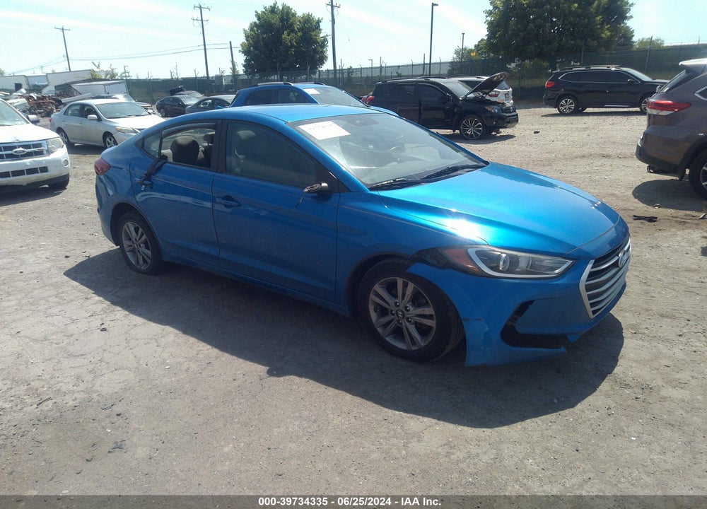 2017 HYUNDAI ELANTRA SE VIN: KMHD84LF7HU224481