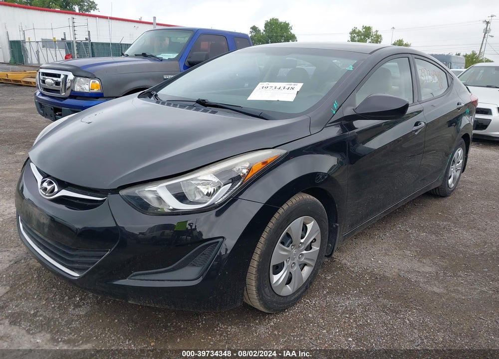 2016 HYUNDAI ELANTRA SE VIN: 5NPDH4AE4GH775247