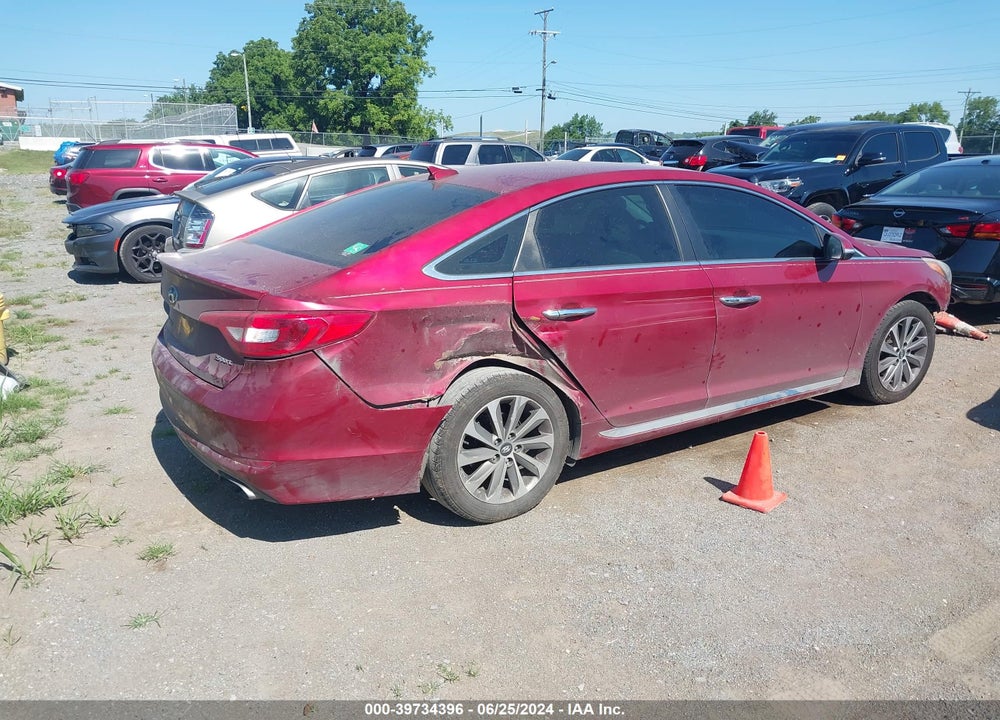 2016 HYUNDAI SONATA SPORT VIN: 5NPE34AF3GH261420