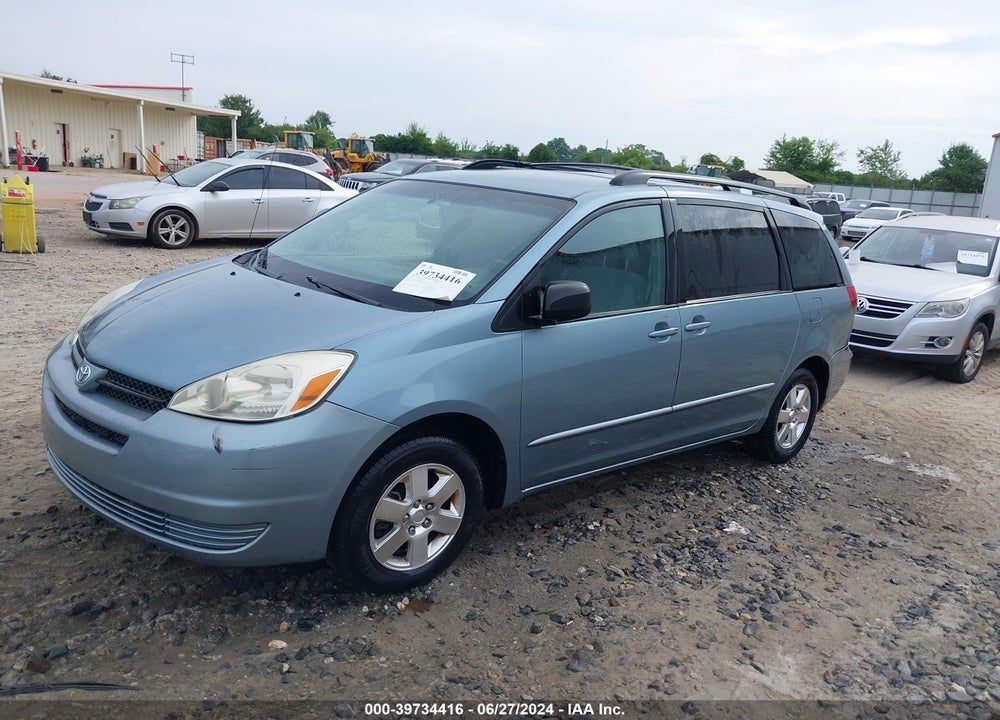 2005 TOYOTA SIENNA LE VIN: 5TDZA23C75S375927
