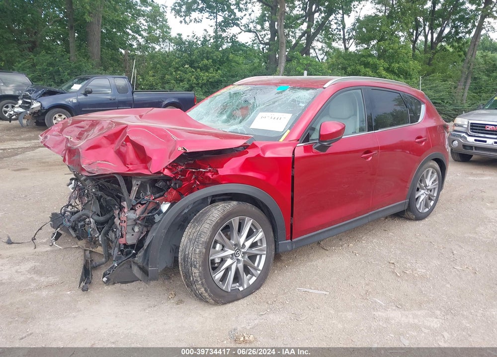 2021 MAZDA CX-5 GRAND TOURING VIN: JM3KFBDM8M0454588