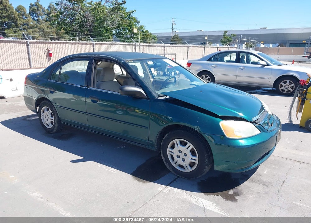 2001 HONDA CIVIC LX VIN: 2HGES16531H617092
