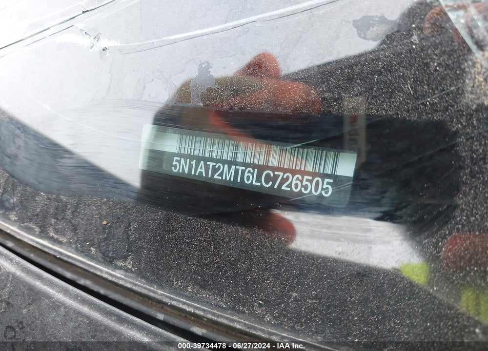 2020 NISSAN ROGUE SL FWD VIN: 5N1AT2MT6LC726505
