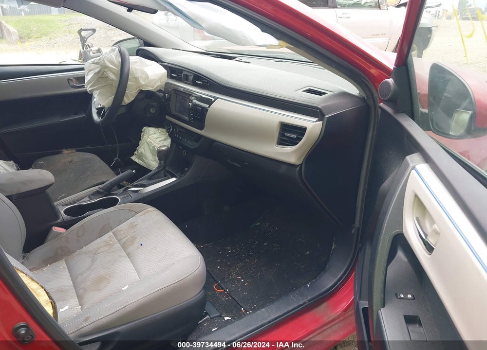 2014 TOYOTA COROLLA VIN: 2T1BURHE5EC156355