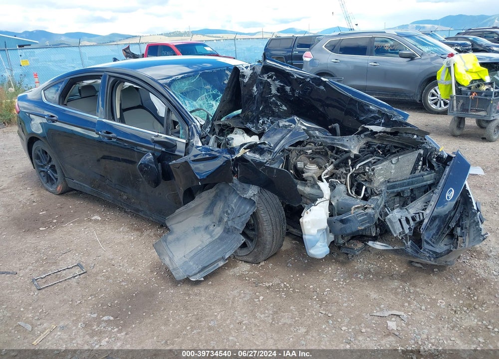 2019 FORD FUSION SE VIN: 3FA6P0HD1KR179560