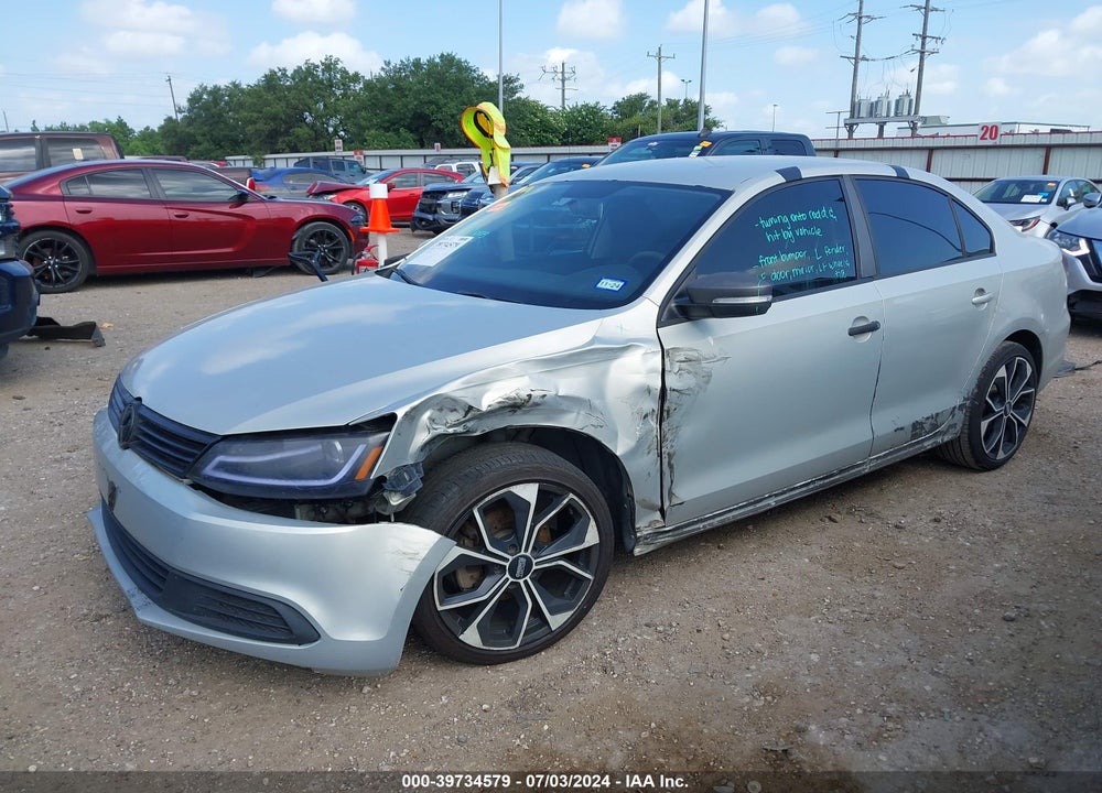2011 VOLKSWAGEN JETTA 2.5L SE VIN: 3VWDX7AJ1BM342275