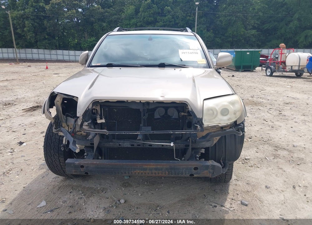 2007 TOYOTA 4RUNNER LIMITED V6 VIN: JTEBU17RX70108655