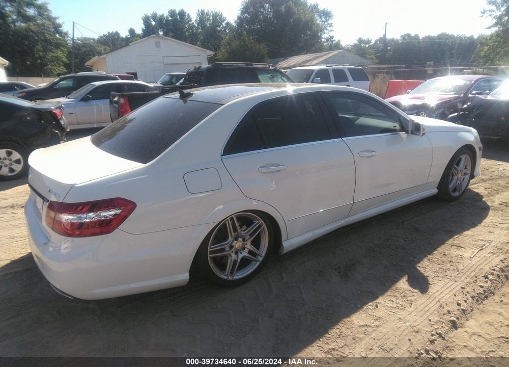 2011 MERCEDES-BENZ E 550 4MATIC VIN: WDDHF9AB4BA506648