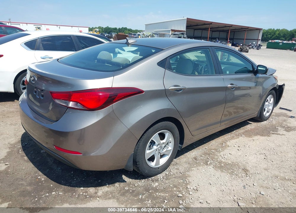 2014 HYUNDAI ELANTRA SE VIN: 5NPDH4AE9EH518467