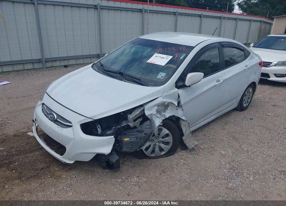 2017 HYUNDAI ACCENT SE VIN: KMHCT4AE1HU371190
