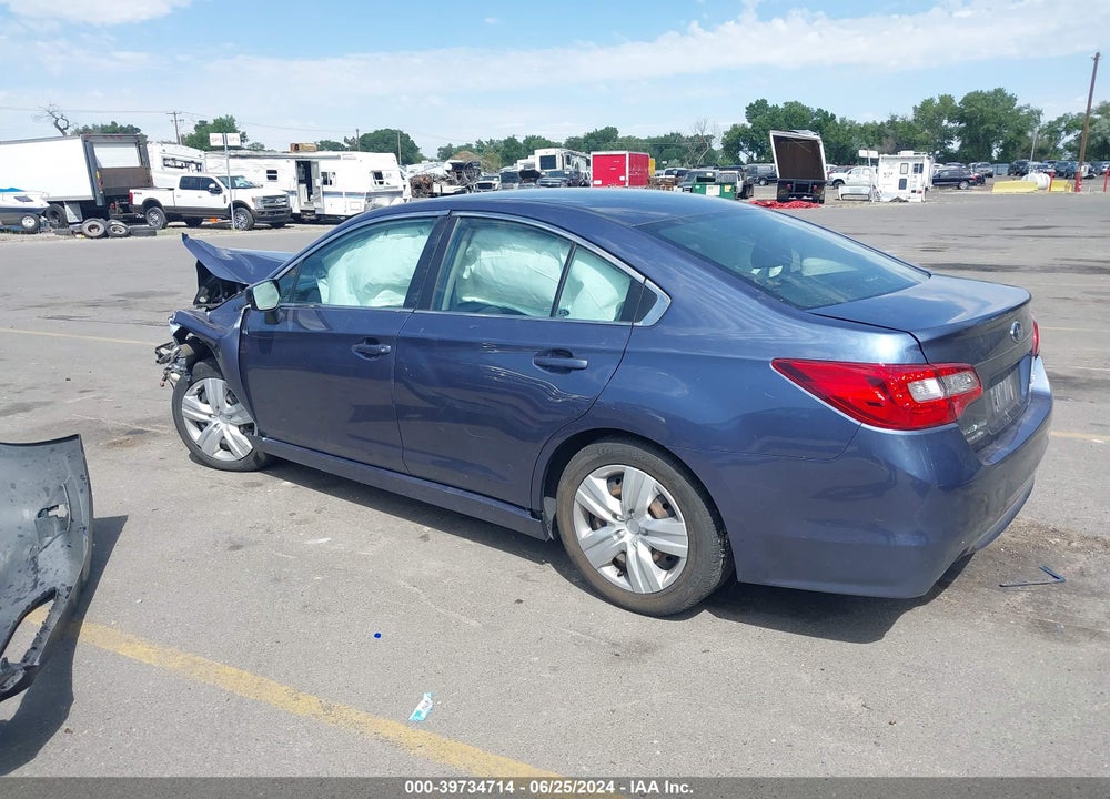 2017 SUBARU LEGACY 2.5I VIN: 4S3BNAA67H3031419