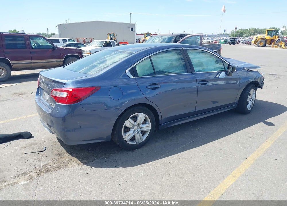 2017 SUBARU LEGACY 2.5I VIN: 4S3BNAA67H3031419