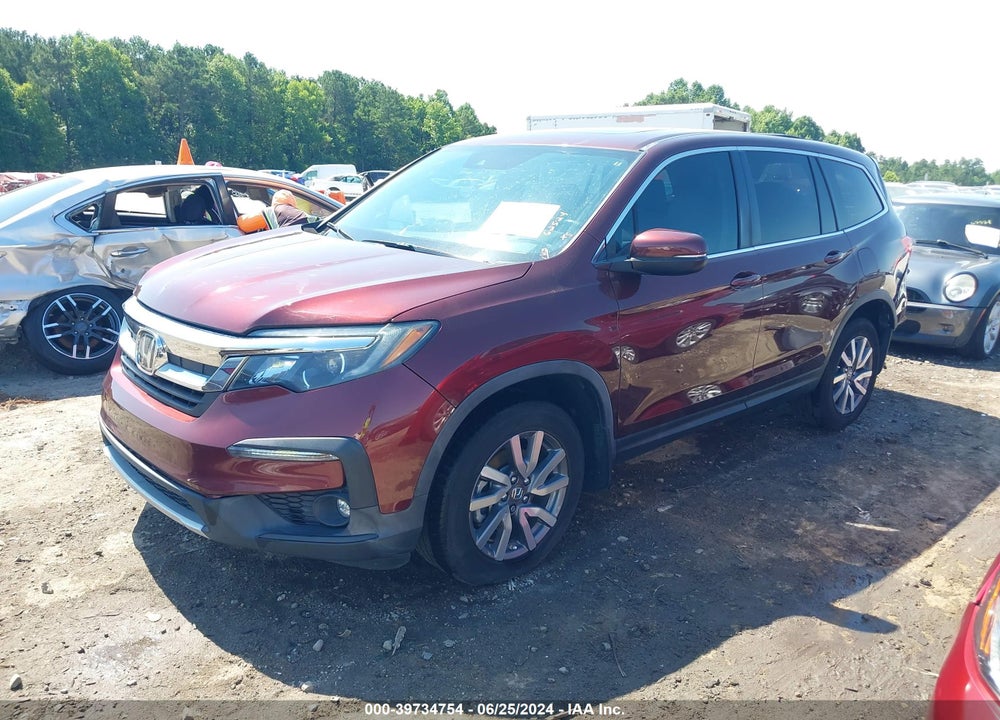2019 HONDA PILOT EX-L VIN: 5FNYF6H40KB036593