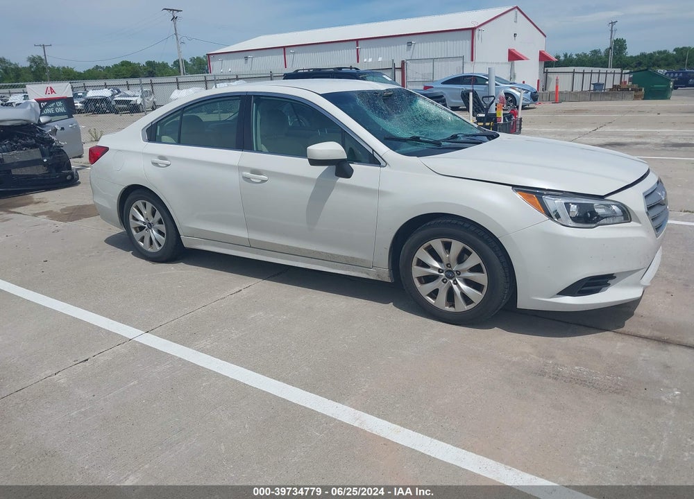 2016 SUBARU LEGACY 2.5I PREMIUM VIN: 4S3BNBC61G3015332