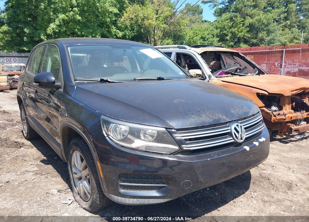 2014 VOLKSWAGEN TIGUAN S VIN: WVGAV3AX6EW606857