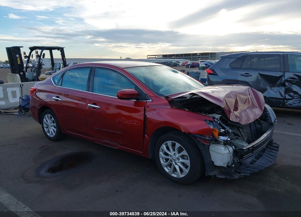 2019 NISSAN SENTRA SV VIN: 3N1AB7AP7KY265271