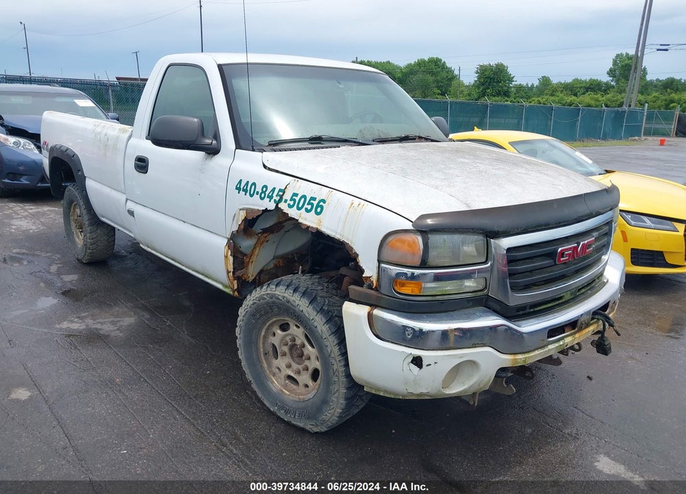 2006 GMC SIERRA 2500HD VIN: 1GTHK24U96E129792