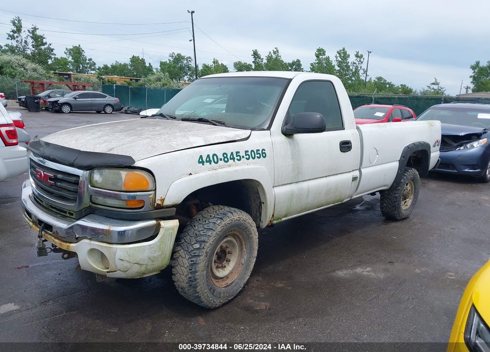 2006 GMC SIERRA 2500HD VIN: 1GTHK24U96E129792