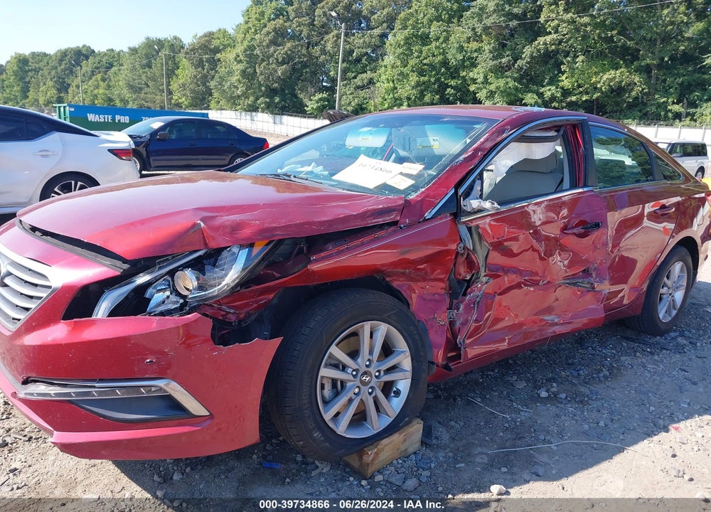 2015 HYUNDAI SONATA SE VIN: 5NPE24AF9FH219304
