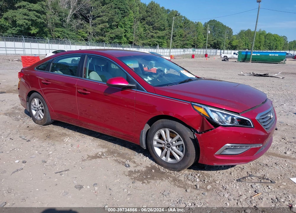 2015 HYUNDAI SONATA SE VIN: 5NPE24AF9FH219304