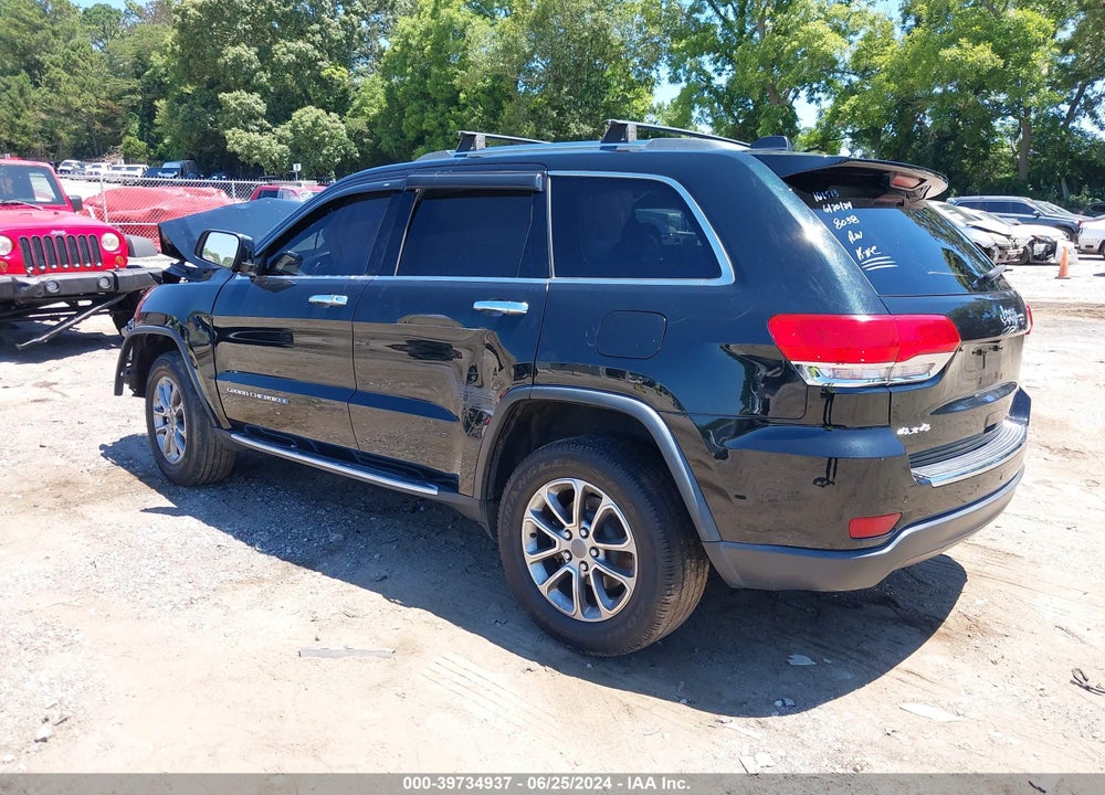 2015 JEEP GRAND CHEROKEE LIMITED VIN: 1C4RJFBG5FC608038