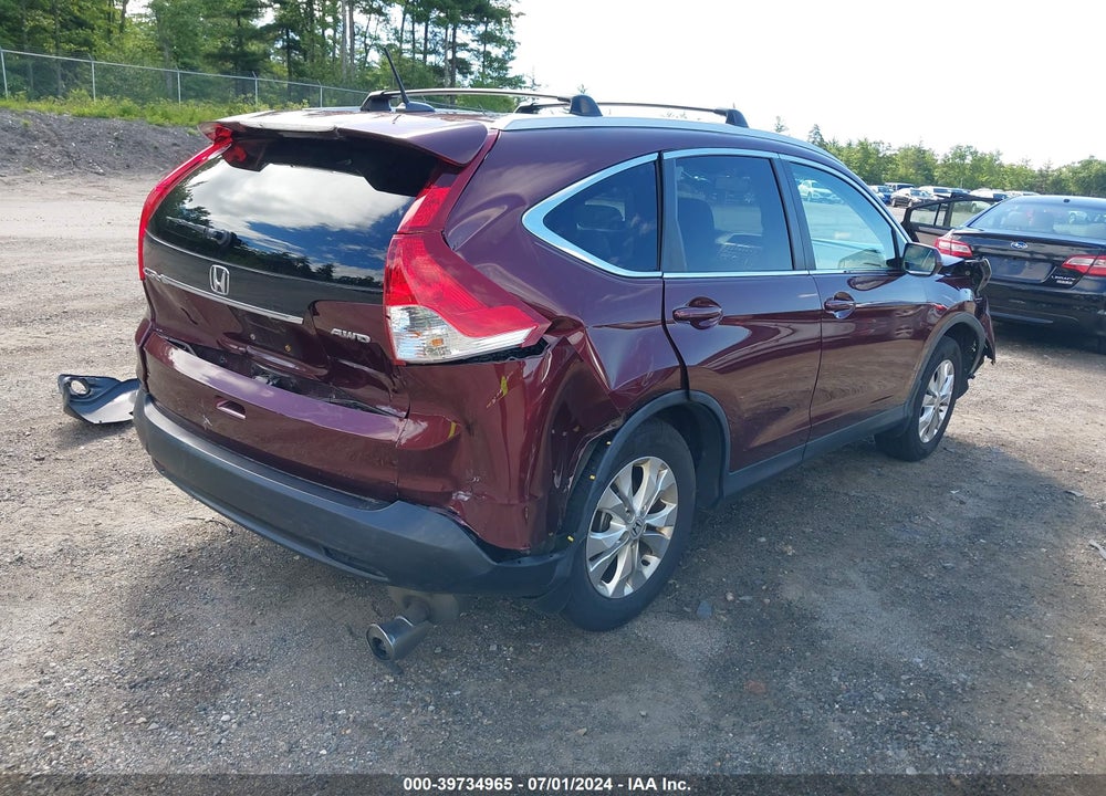 2014 HONDA CR-V EX-L VIN: 5J6RM4H79EL103244