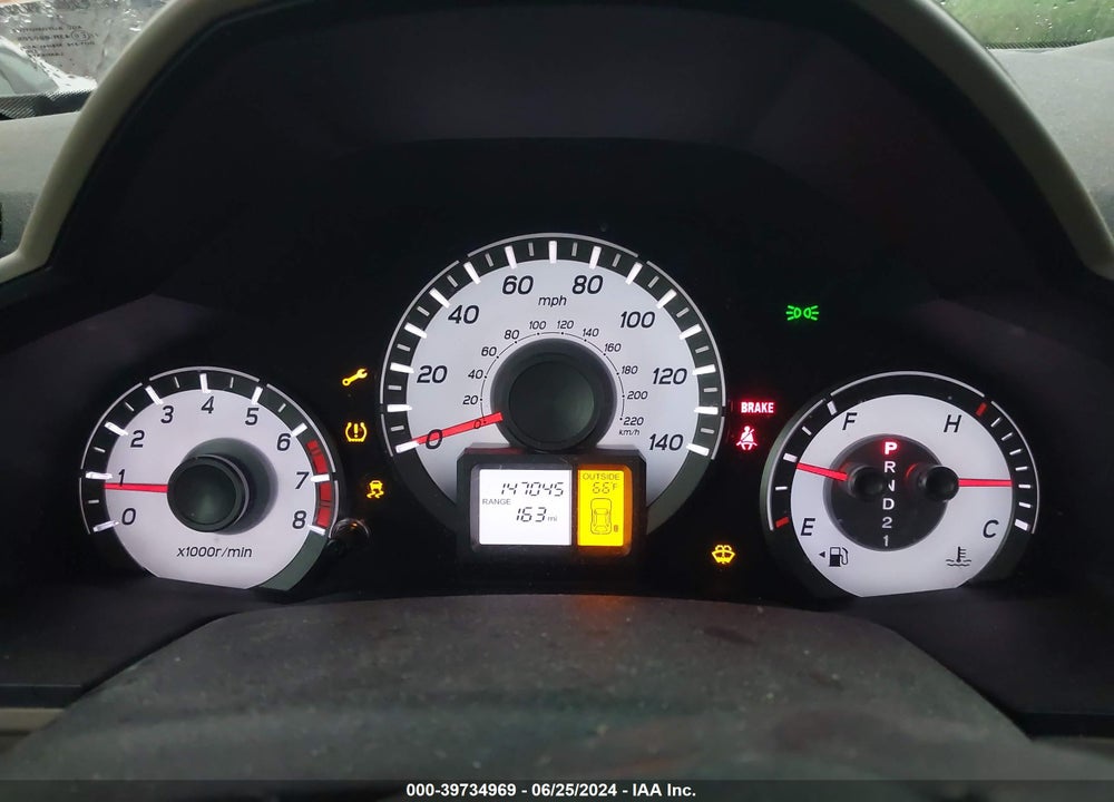 2012 HONDA PILOT EX-L VIN: 5FNYF4H58CB053060