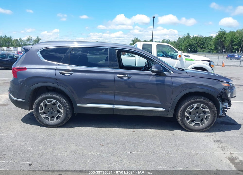 2022 HYUNDAI SANTA FE HYBRID BLUE VIN: KM8S2DA13NU039629
