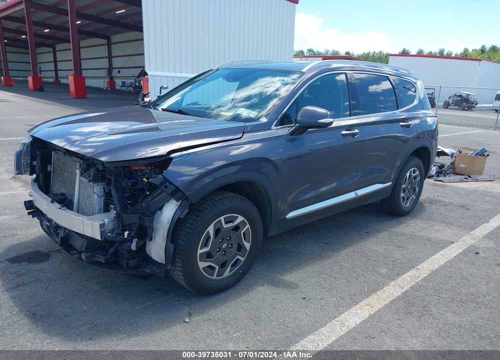 2022 HYUNDAI SANTA FE HYBRID BLUE VIN: KM8S2DA13NU039629