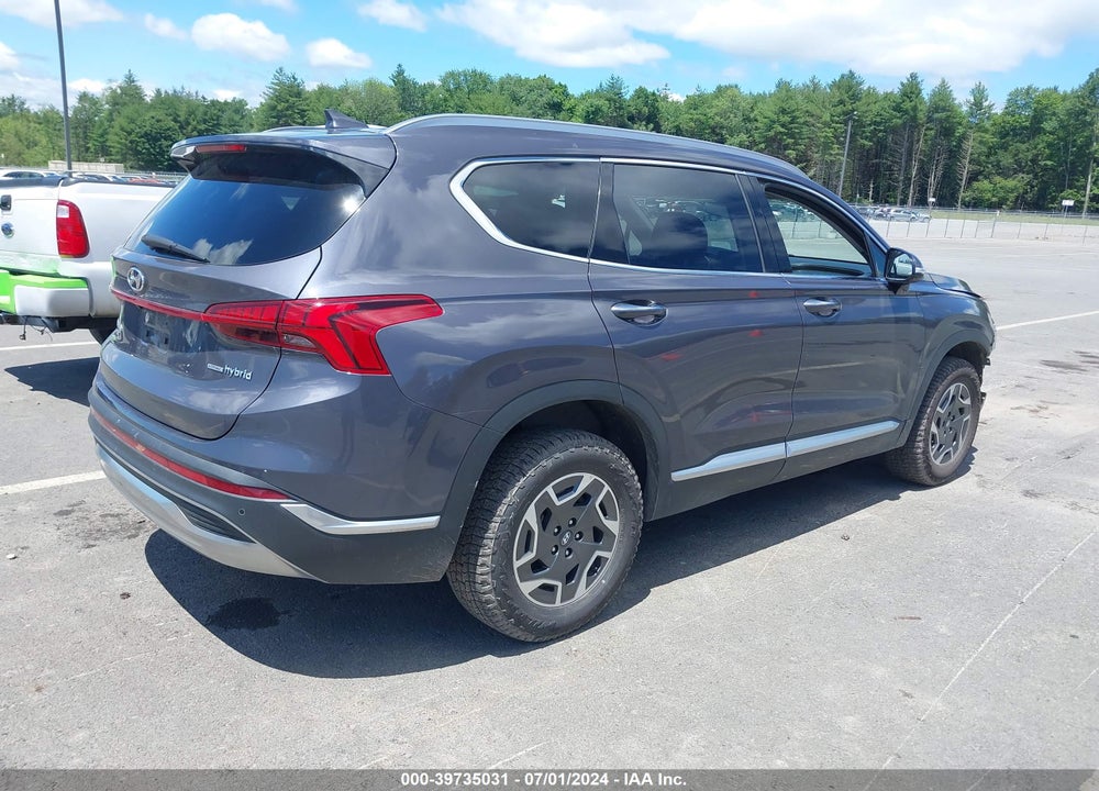 2022 HYUNDAI SANTA FE HYBRID BLUE VIN: KM8S2DA13NU039629