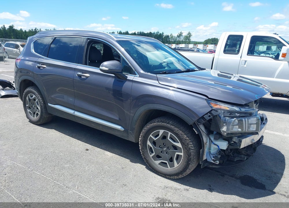 2022 HYUNDAI SANTA FE HYBRID BLUE VIN: KM8S2DA13NU039629