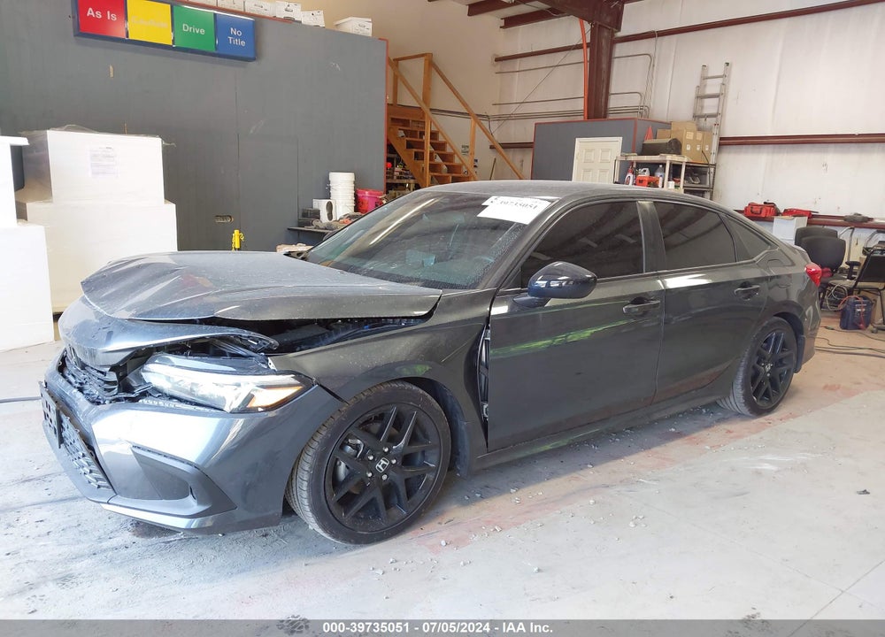 2023 HONDA CIVIC SPORT VIN: 2HGFE2F57PH501789