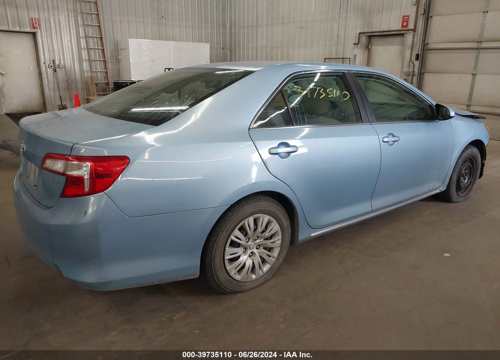 2012 TOYOTA CAMRY LE VIN: 4T1BF1FK4CU591755