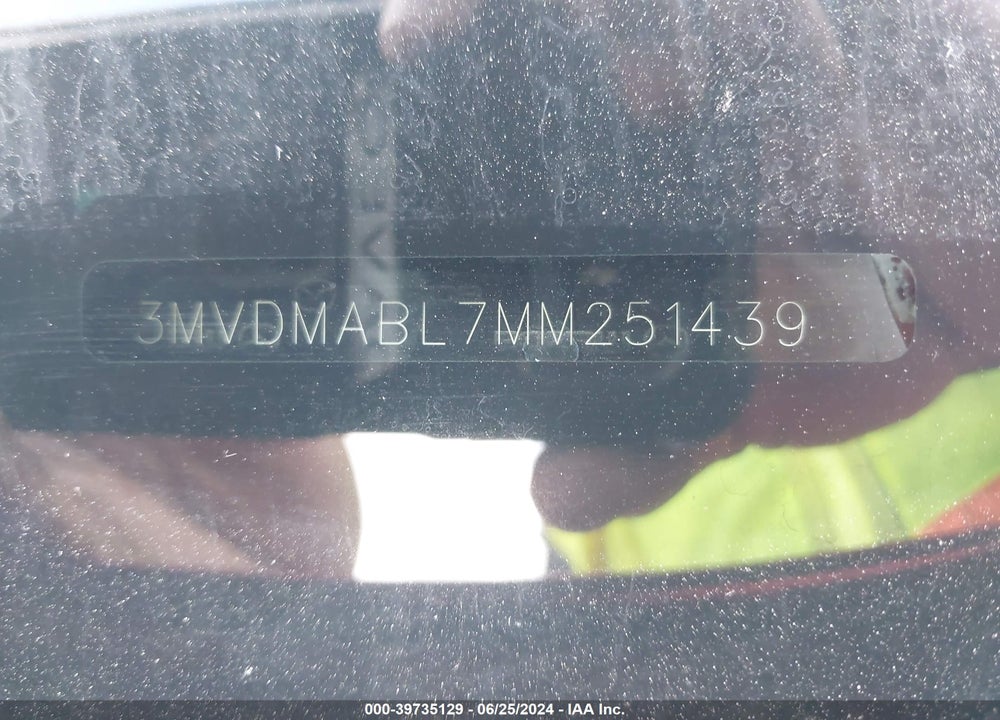 2021 MAZDA CX-30 SELECT VIN: 3MVDMABL7MM251439