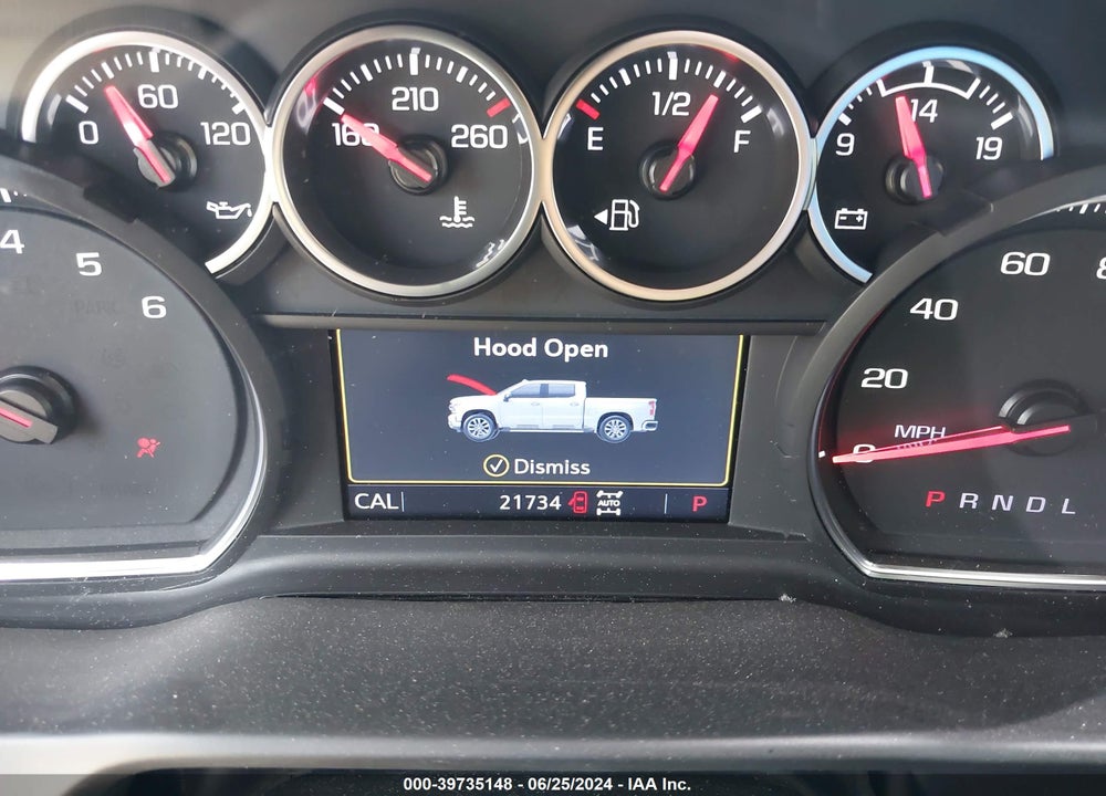 2022 CHEVROLET SILVERADO 1500 LTD 4WD  SHORT BED LT WITH 2FL VIN: 1GCPYJEK4NZ224494