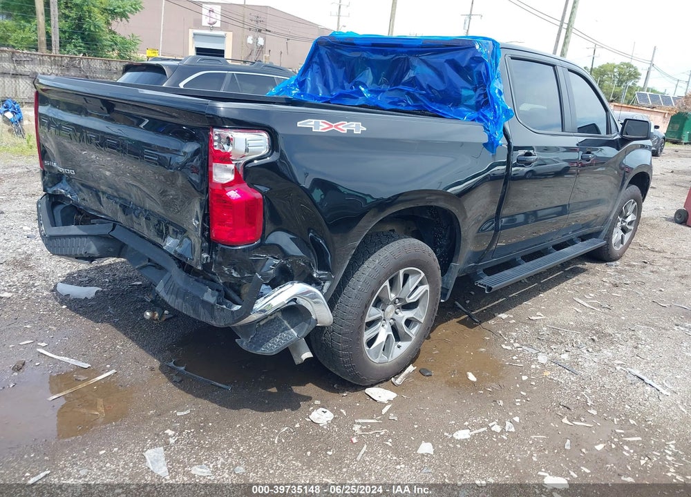 2022 CHEVROLET SILVERADO 1500 LTD 4WD  SHORT BED LT WITH 2FL VIN: 1GCPYJEK4NZ224494