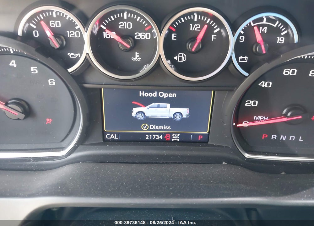 2022 CHEVROLET SILVERADO 1500 LTD 4WD  SHORT BED LT WITH 2FL VIN: 1GCPYJEK4NZ224494