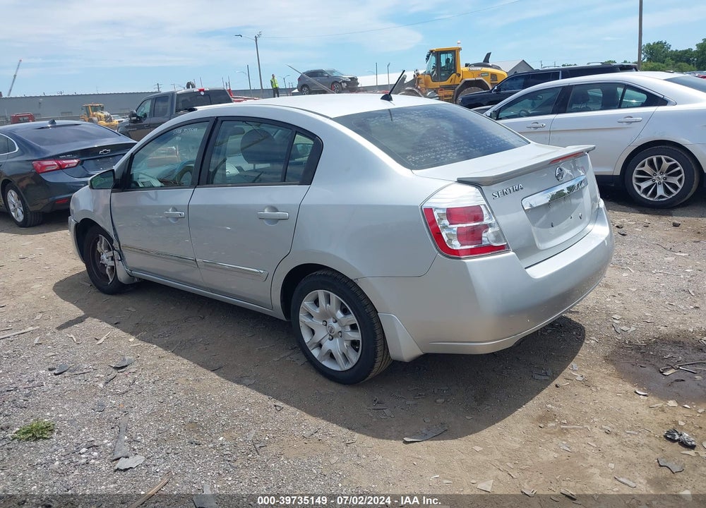 2011 NISSAN SENTRA 2.0S VIN: 3N1AB6AP0BL722932