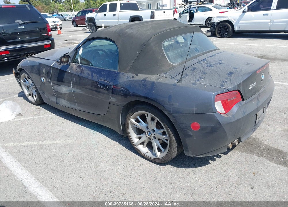2008 BMW Z4 3.0I VIN: 4USBU33568LW61364