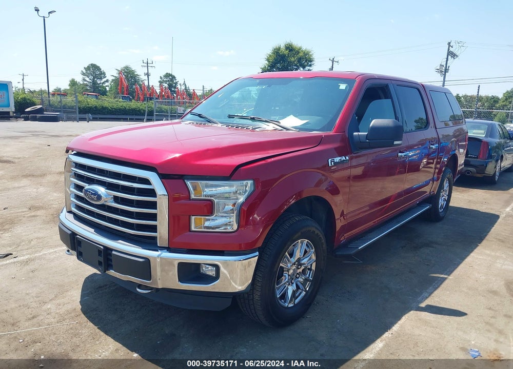 2016 FORD F-150 XLT VIN: 1FTEW1EFXGFA76646
