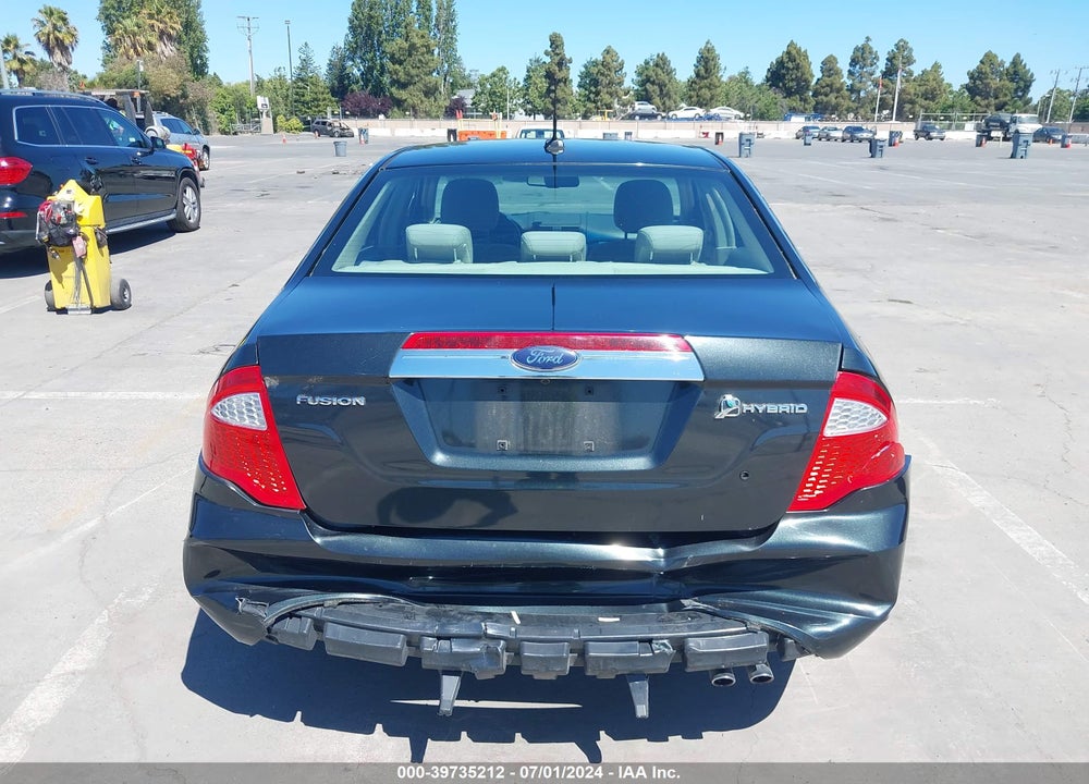 2010 FORD FUSION HYBRID VIN: 3FADP0L37AR185500