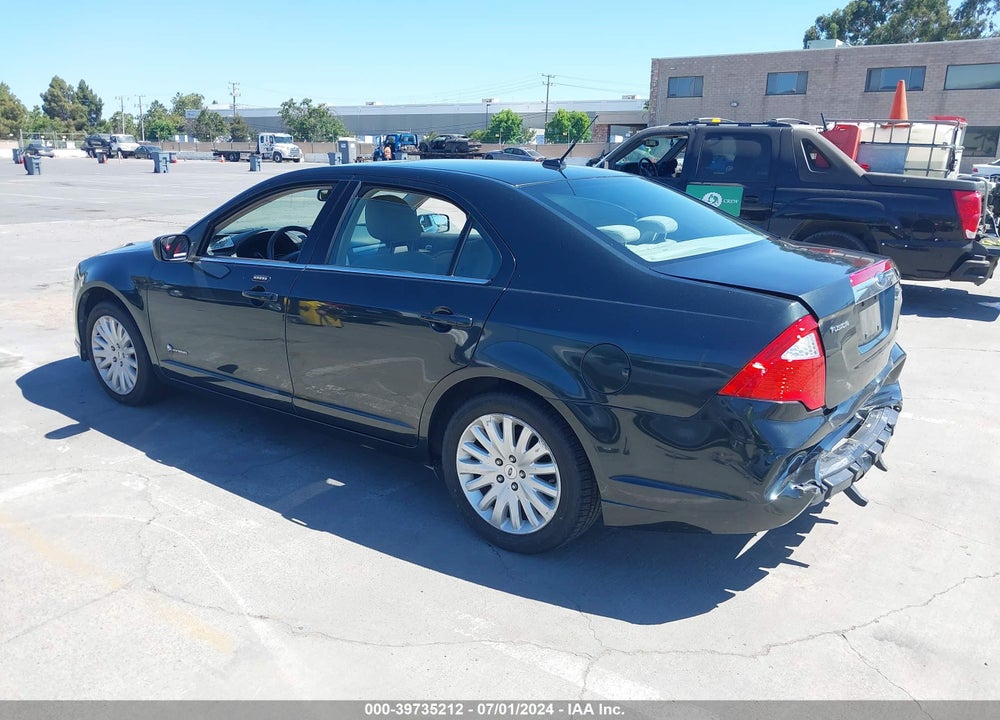 2010 FORD FUSION HYBRID VIN: 3FADP0L37AR185500